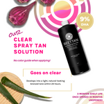 CLEAR SPRAY TAN SOLUTION 16 OZ