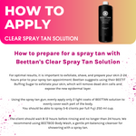 CLEAR SPRAY TAN SOLUTION 16 OZ