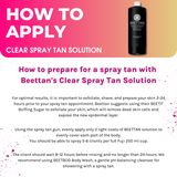 CLEAR SPRAY TAN SOLUTION 16 OZ