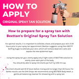 BEETTAN SPRAY TAN SOLUTION