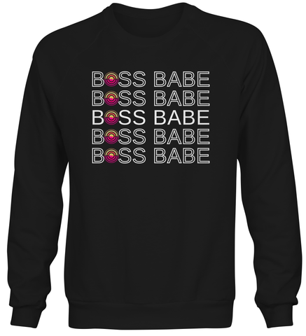 Boss Babe Sweatshirt Black